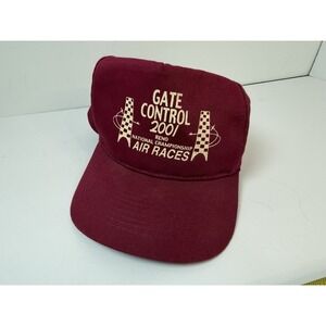2001 National Championship Air Races Reno Nevada Gate Control Adjustable Hat Cap